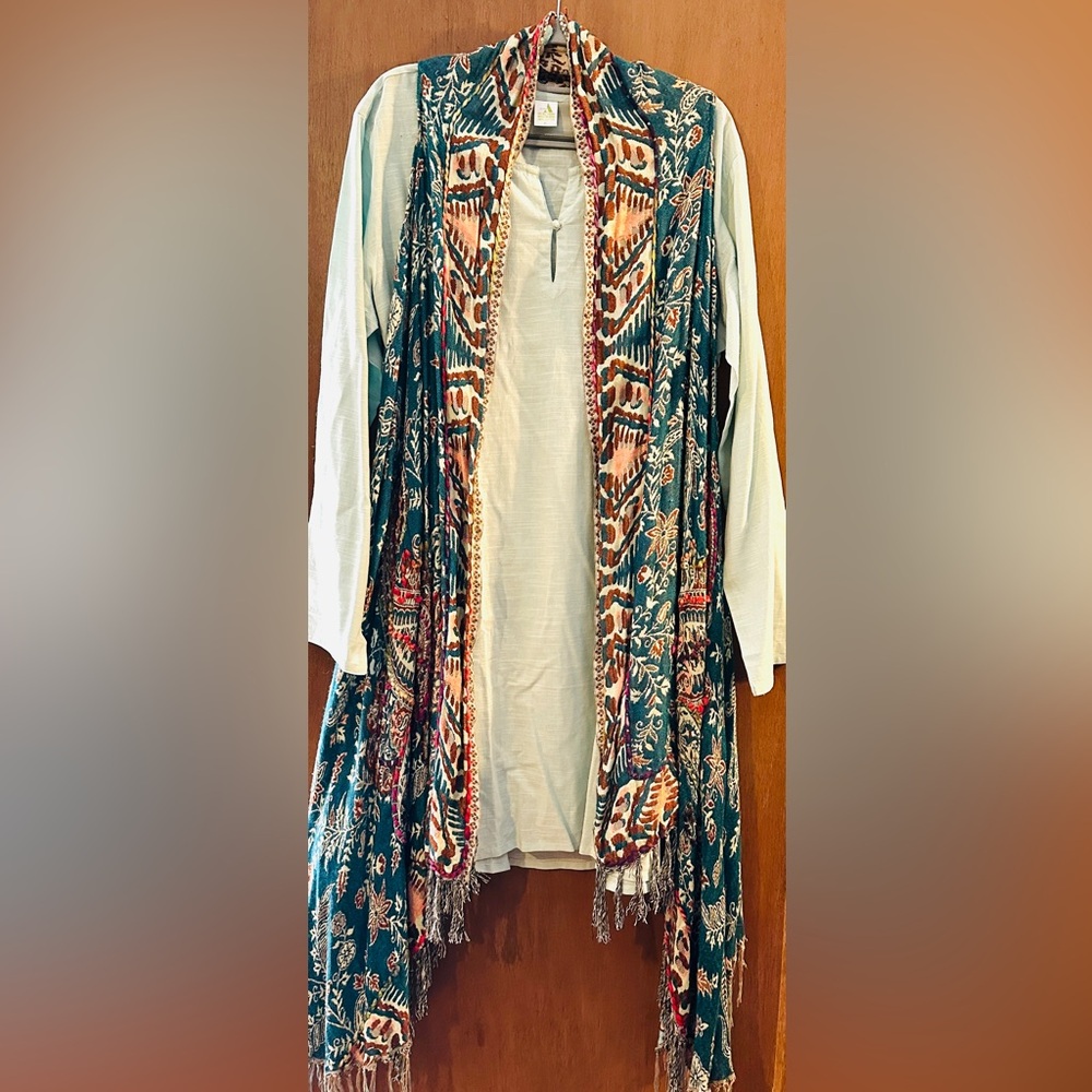 Boho Vest and tunic set